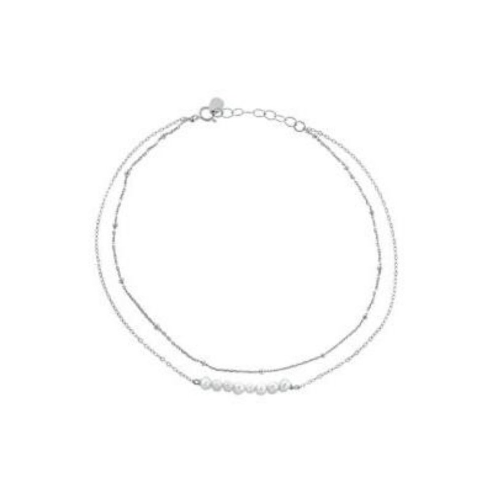 New GIANI BERNINI Cultured Freshwater Pearl Ankle Bracelet